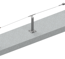 Producte Linha de vida em poste Standard (fixação horizontal)